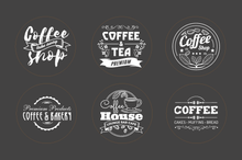 Load image into Gallery viewer, Circular coffee window stickers