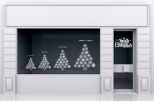 Load image into Gallery viewer, Snowflake Christmas tree window film