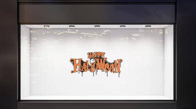 Happy Halloween text sticker